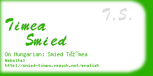 timea smied business card